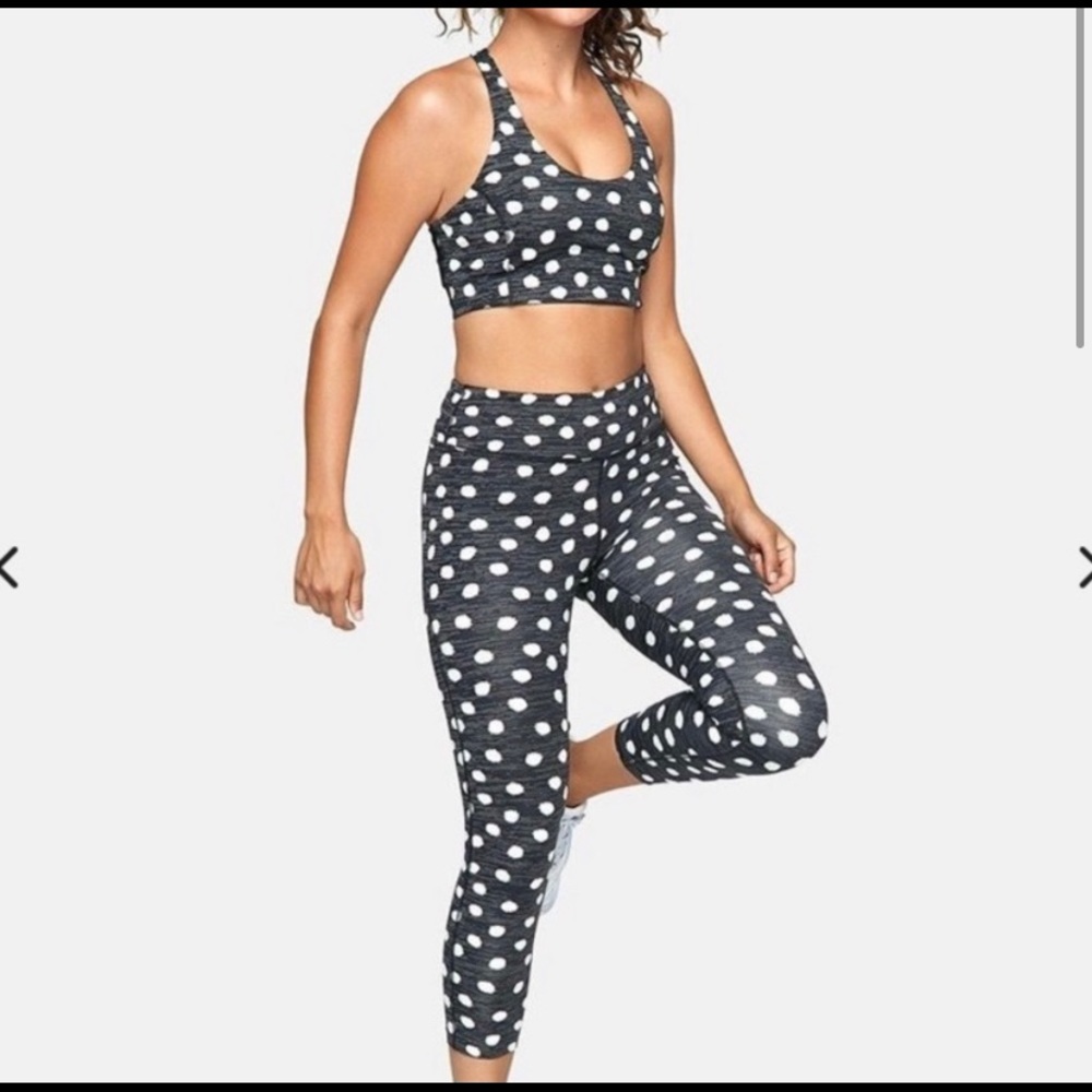 Rare outdoor voices polka dot leggings